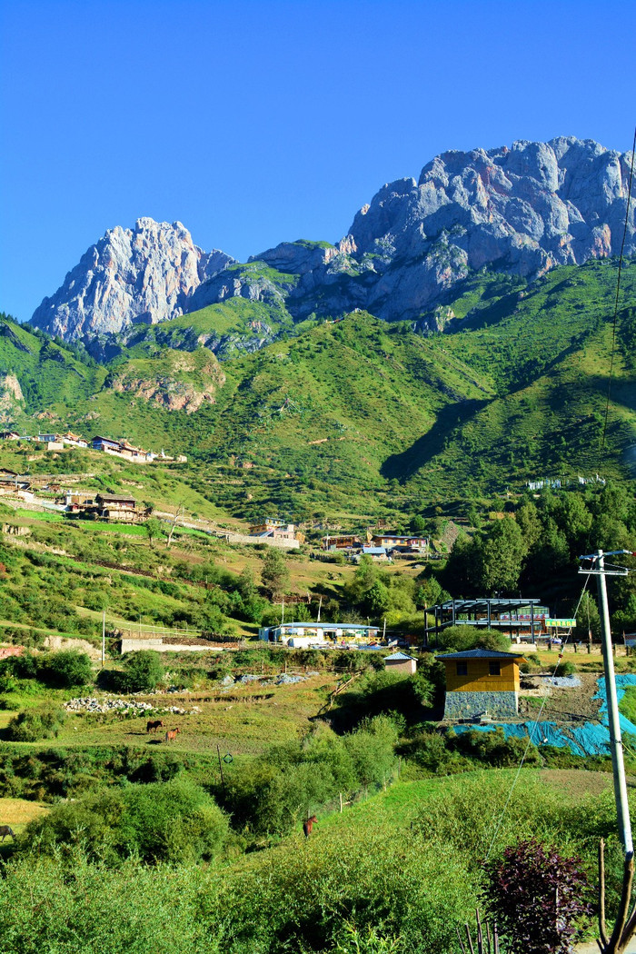 夏宁葆去甘肃迭部,扎尕那旅游.