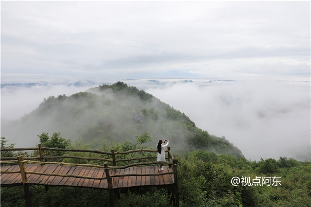 镇巴草坝盘龙山美若仙境 k歌烤全羊看云海乐不思蜀