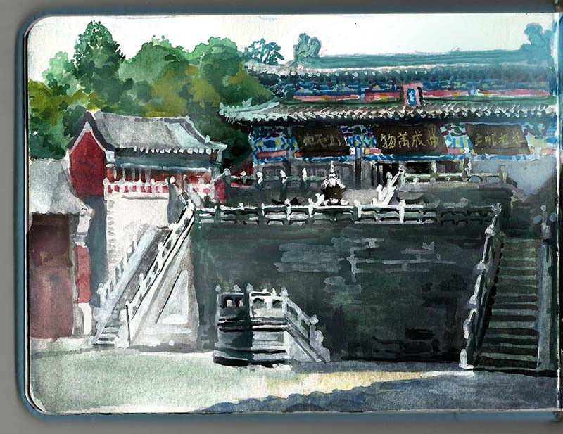 手绘游记◇武当山