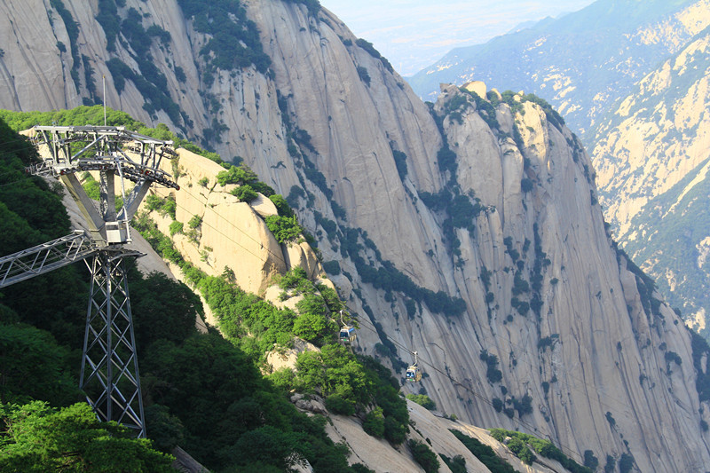 峰北临白云峰,东近量掌山,上通东西南三峰,下接沟幢峡危道,峰头是由几