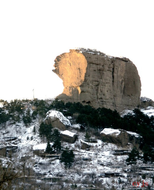 在对面老承钢专用线上观元宝山