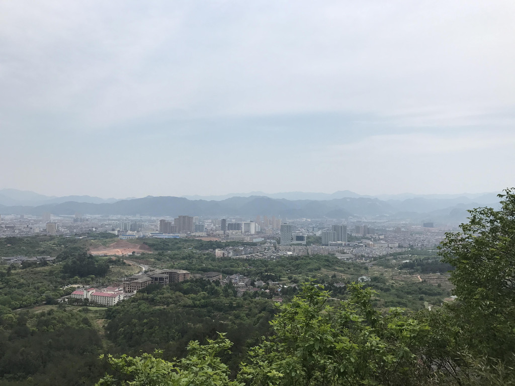 天台山风景,赤城山