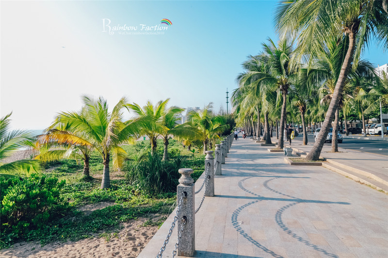 三亚湾椰梦长廊是环三亚湾修建的一条著名的海滨风景大道,有"亚洲第一