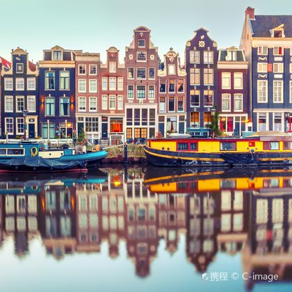 荷兰阿姆斯特丹王宫+水坝广场+阿姆斯特丹运河一日游