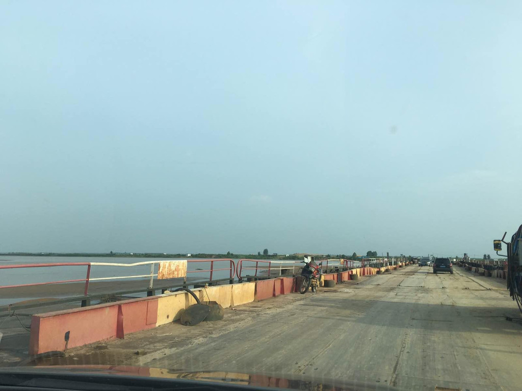 开封黄河渡口浮桥