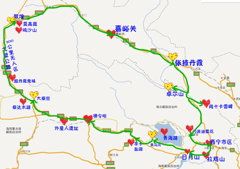 经典西北大环线实用攻略-青海湖,茶卡盐湖,敦煌,张掖