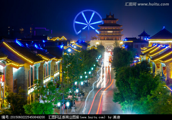 夜色楚楚动人的运河古都-- 聊城