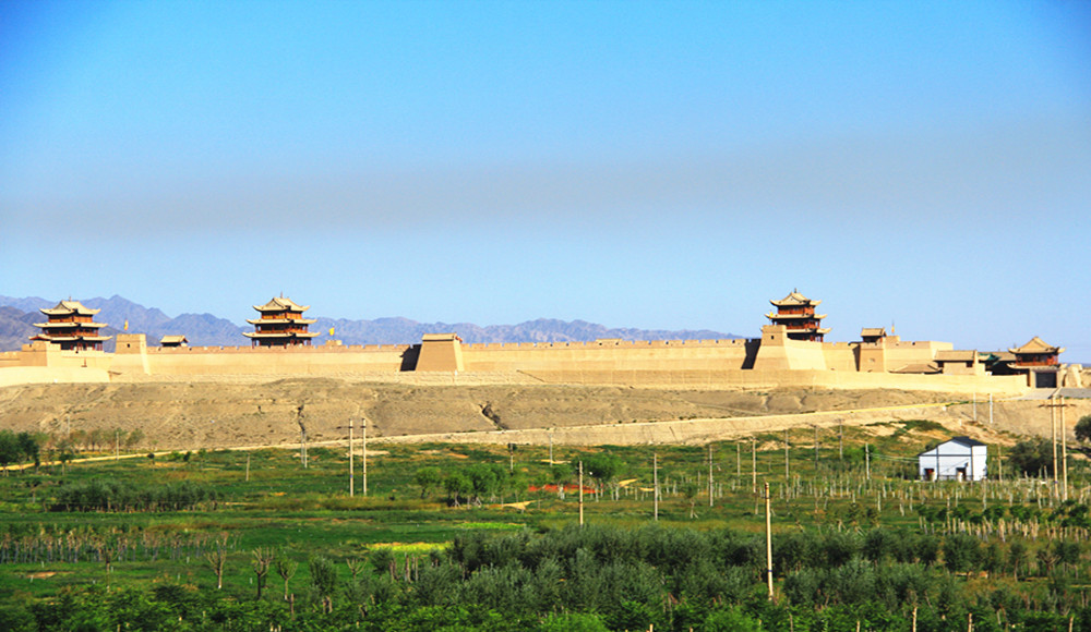 外观嘉峪关全景