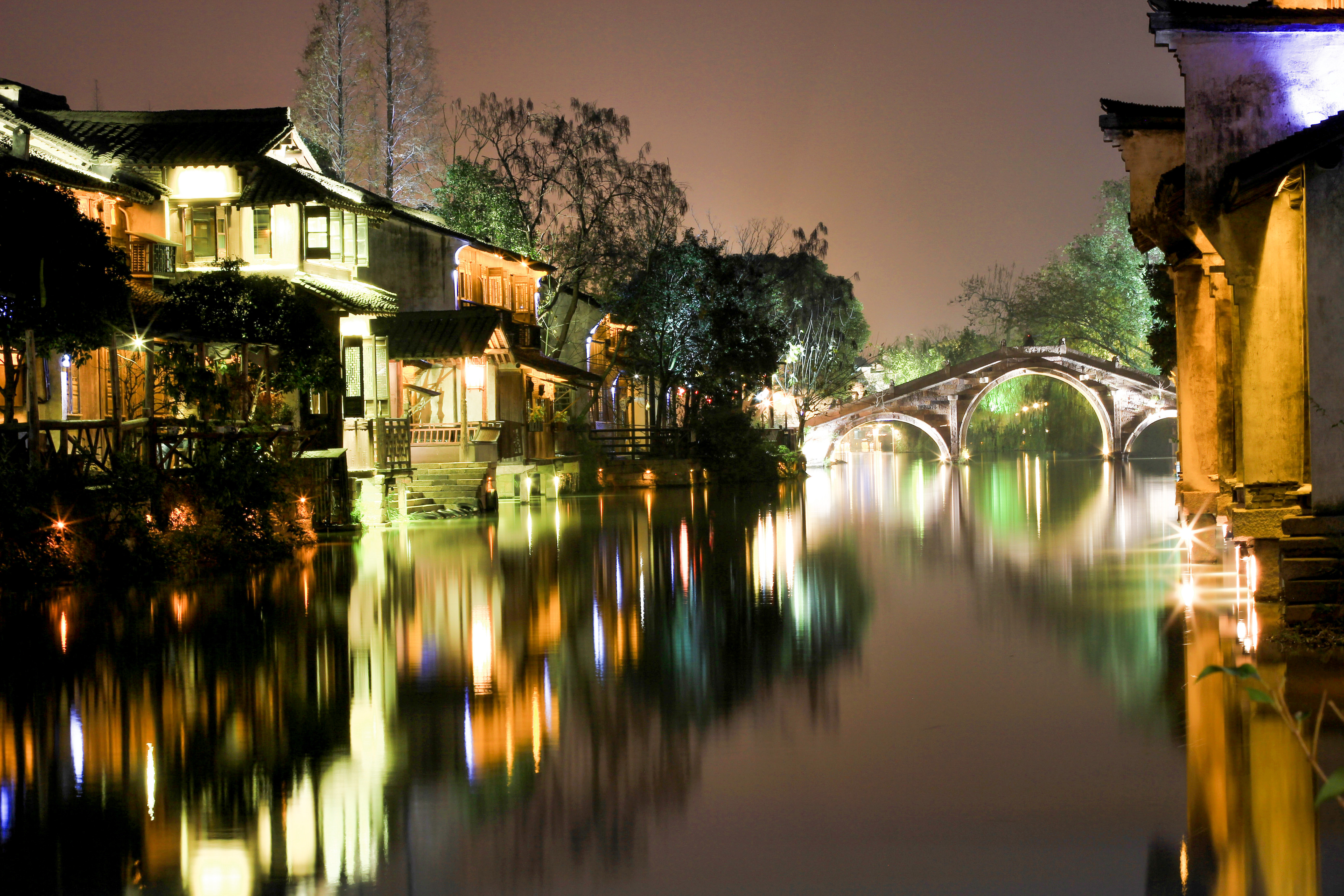 西塘风景区 烟雨长廊 乌镇西栅一日游【杭州出发夜游乌镇西栅西塘纯玩