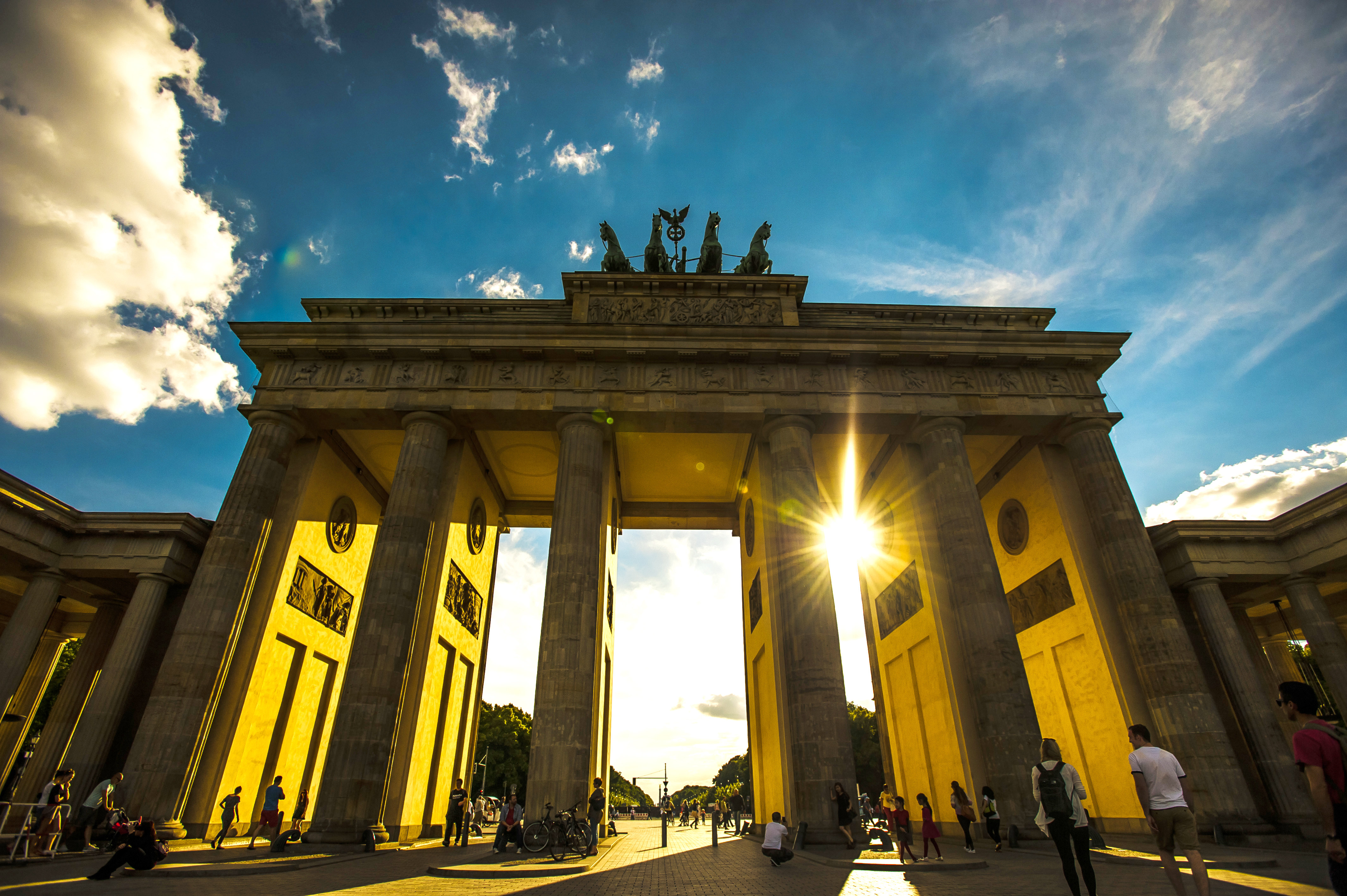 勃兰登堡门和巴黎广场 Brandenburg Gate