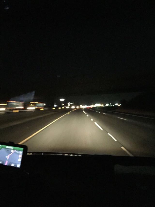 晚上赶夜路