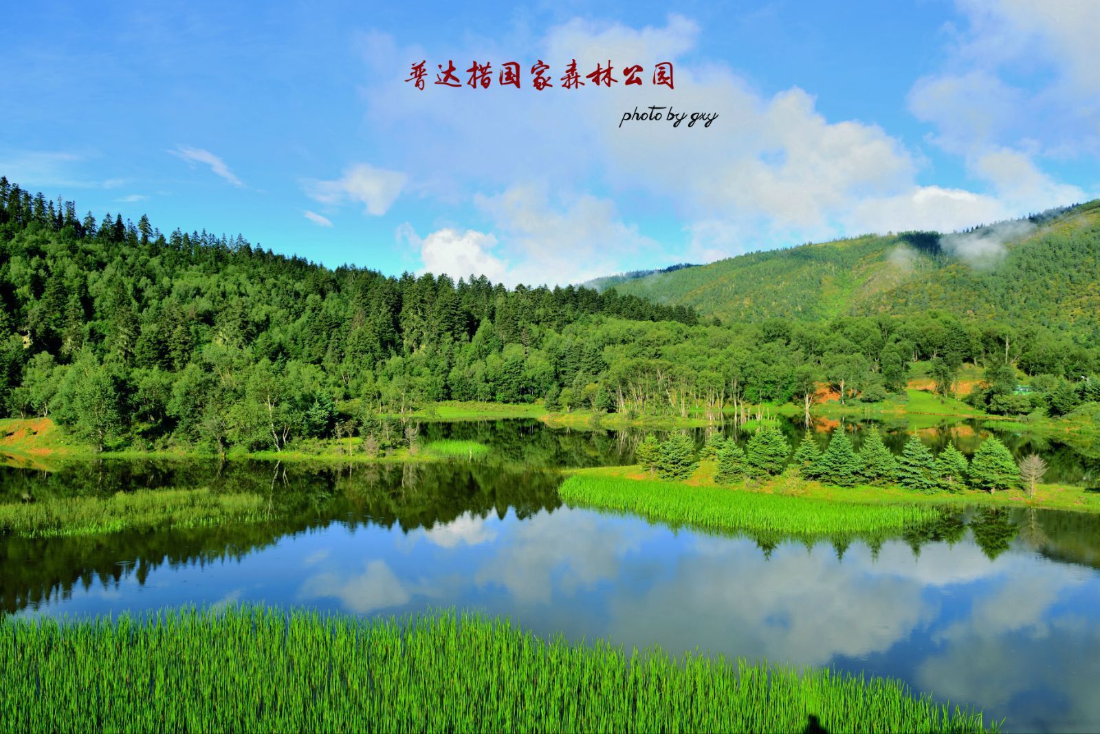 普达措国家森林公园现以属都湖和碧塔海为主要组成部分,海拔在3500米