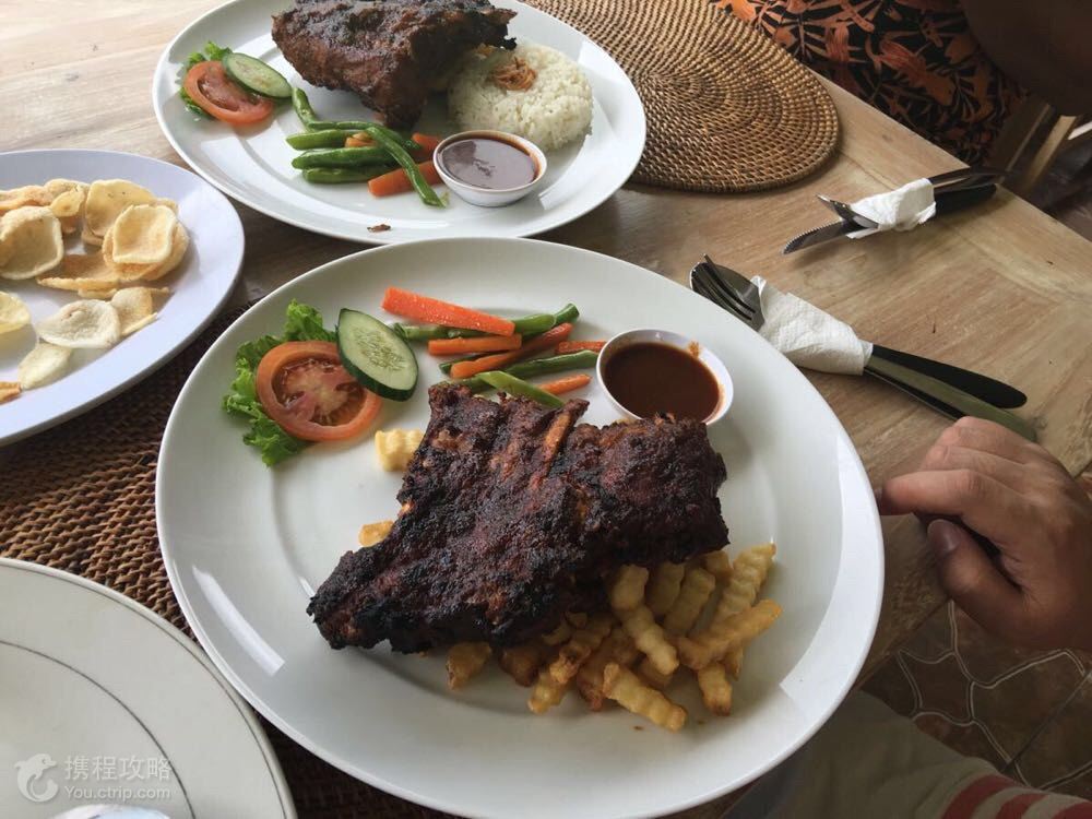 肋排特色不停享受→蟒山美食手抓饭,船上自助餐,猪美食,金巴兰bbq北京印尼特色图片