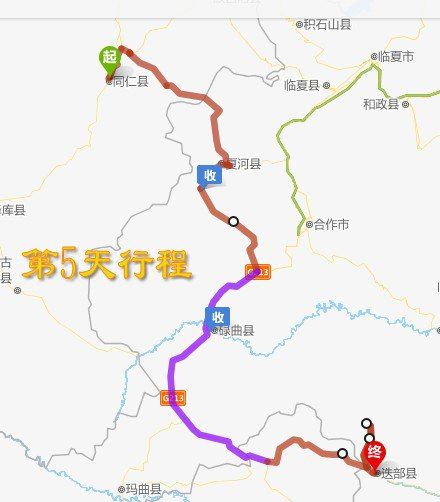 坎布拉附近的尖扎县我不清楚情况,离之不远的同仁县可以作为住宿地