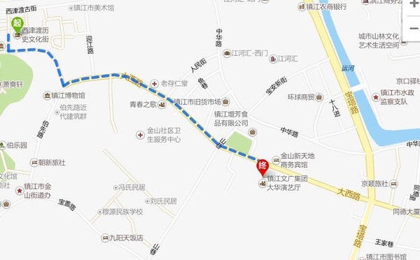 第一天2016年4月15日:上海火车站→镇江火车站→西津渡(夜逛)(住西津图片