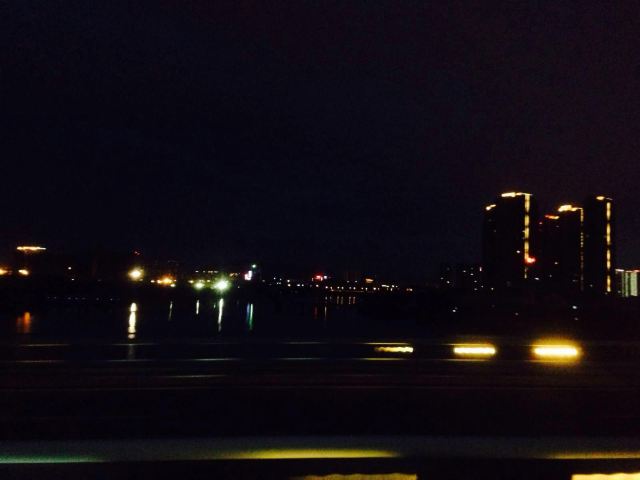 演武大桥夜景 厦门高崎机场