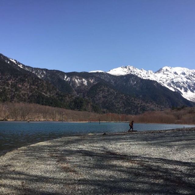 碧空万里无云 大正池