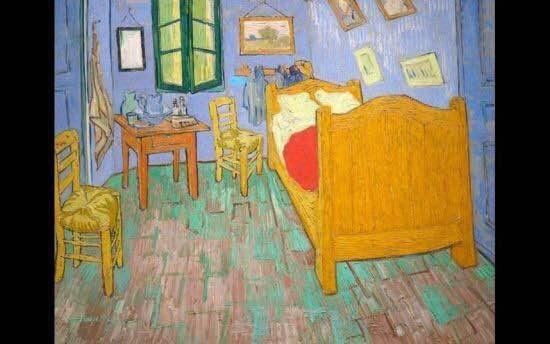 在阿尔勒的卧室《bedroom in arles, 1888》 梵高美术馆