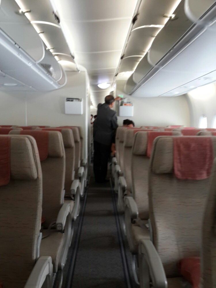 记忆中没有乘过几次国外的航空公司航班,此行的韩亚航空给我的印象不错。 从仁川飞洛杉矶的飞机足够大,几百个舱位竟然座无虚席。 我不是飞友,对A380--800型号的飞机说不出所以然。只凭外观感受觉得舱座的舒适度可以,提供充电,提供拖鞋,中文版影视,空姐服务温柔可亲。 值得一赞的是机餐了,用餐前先发餐单,上有西餐,韩餐,让你预先有个了解。 我和先生采取各要一份,品尝到家。 饮料供应很丰富,为了让自己 提前倒时差,大家要了酒,有红酒,威士忌。 飞行10几个小时,一共用了三次,正餐,点心,早餐。 感觉时间差可以倒