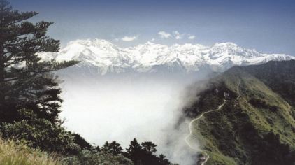 西岭雪山阴阳界