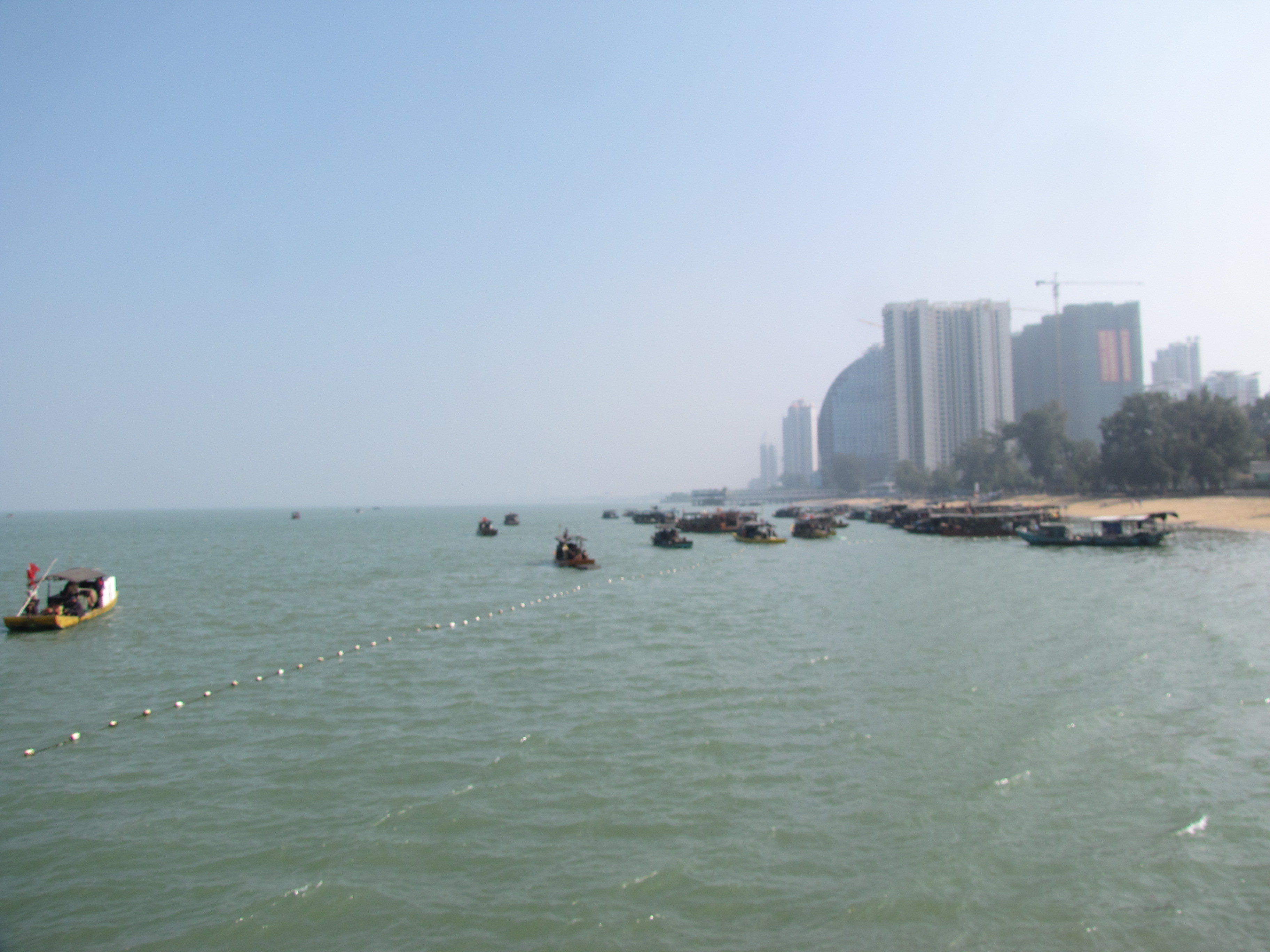 广西北海市的海滨公园