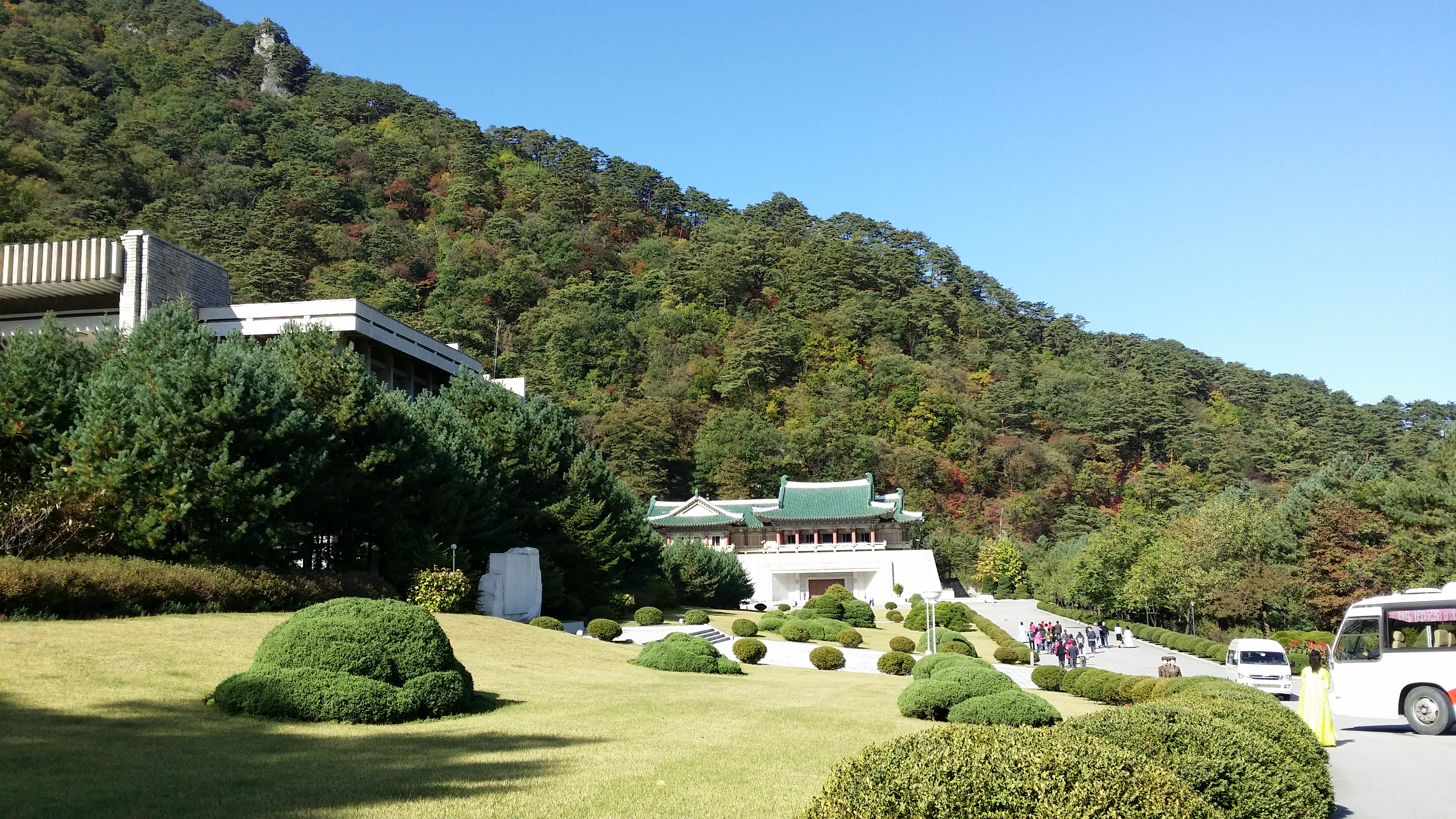 山景,真是整洁! 妙香山