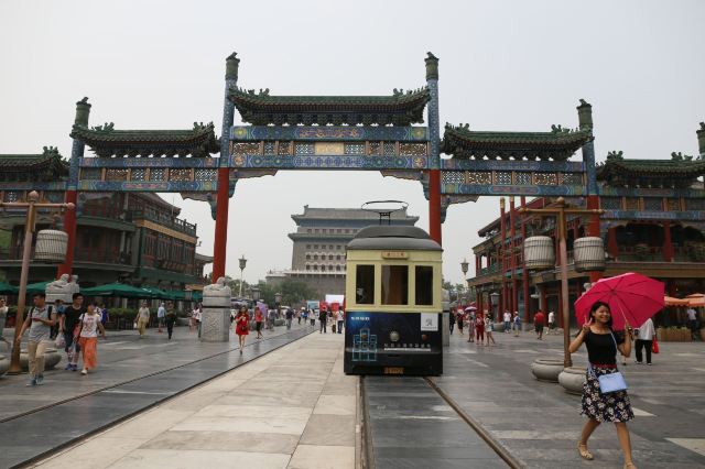 北京正阳桥牌楼图片