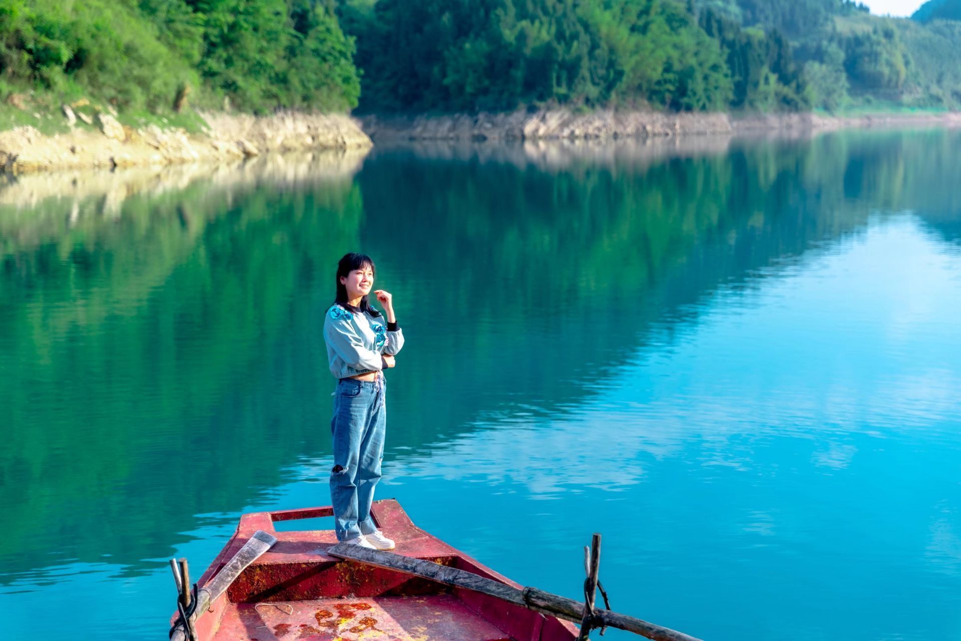 重庆市梁平区百里竹海景区-明月...