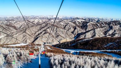 張家口萬龍滑雪場滑雪票初級道4小時8小時