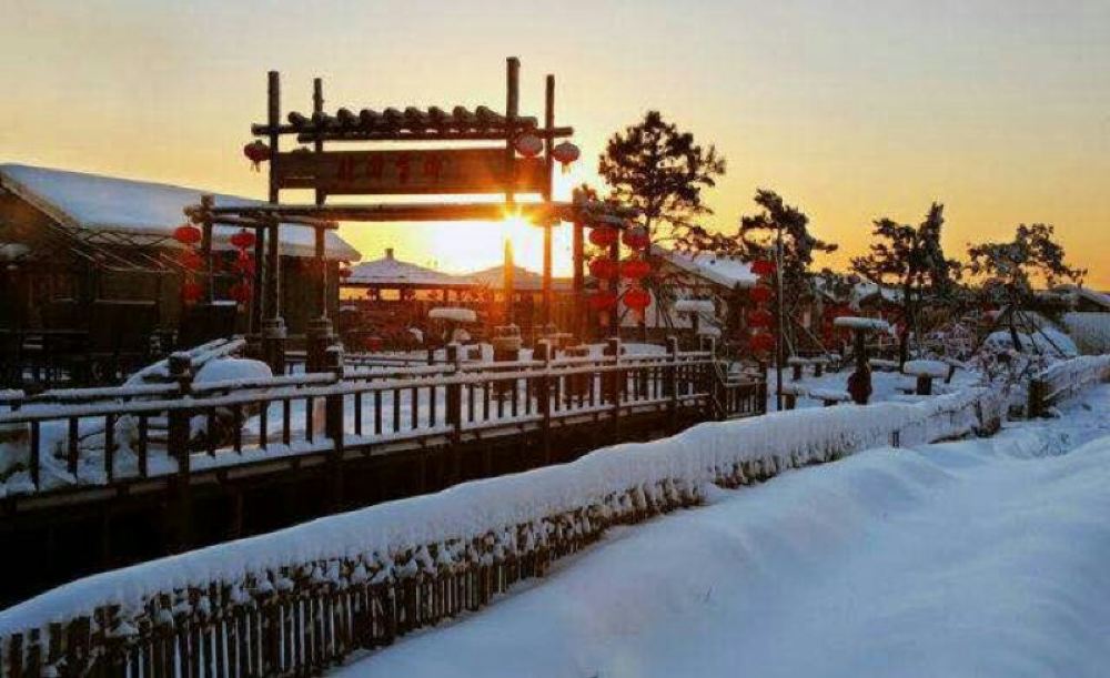 遼寧盤錦北旅田園黑風關古鎮一日遊雪鄉滑雪戲雪