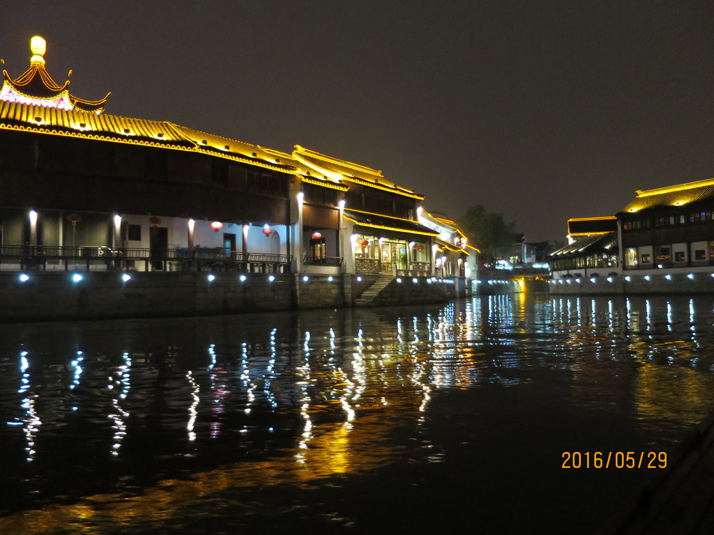 古運河 吃過晚飯,步行至新市橋碼頭