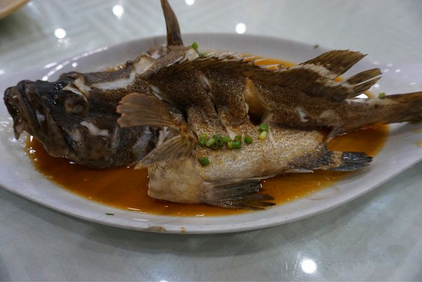 粤菜炒石斑鱼片图片