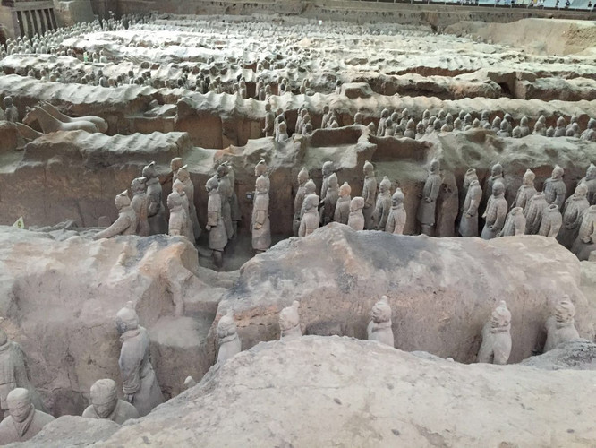 醉美西安-十三朝古都忆长安昔日美景 八百里秦