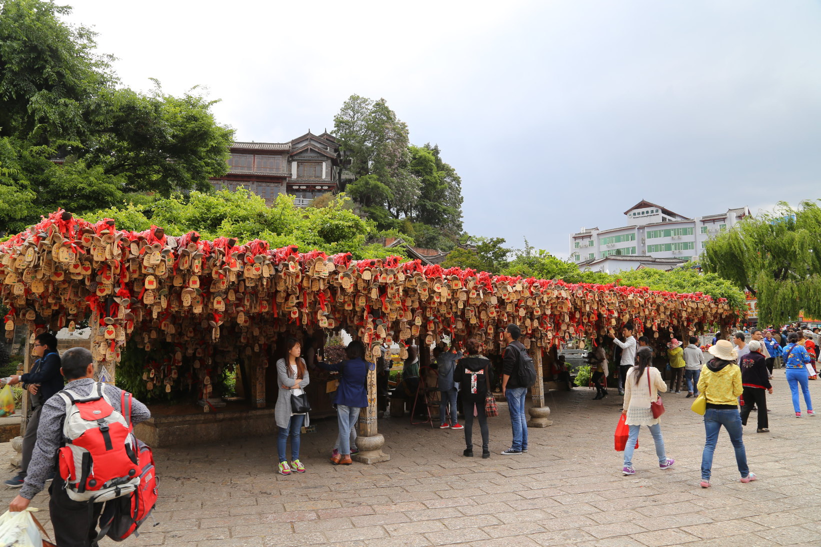 传说中的许愿风铃 丽江古城