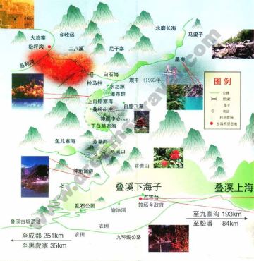 下午三点多到松坪沟,景区大门购票,住宿是在景区内找的一家新开的