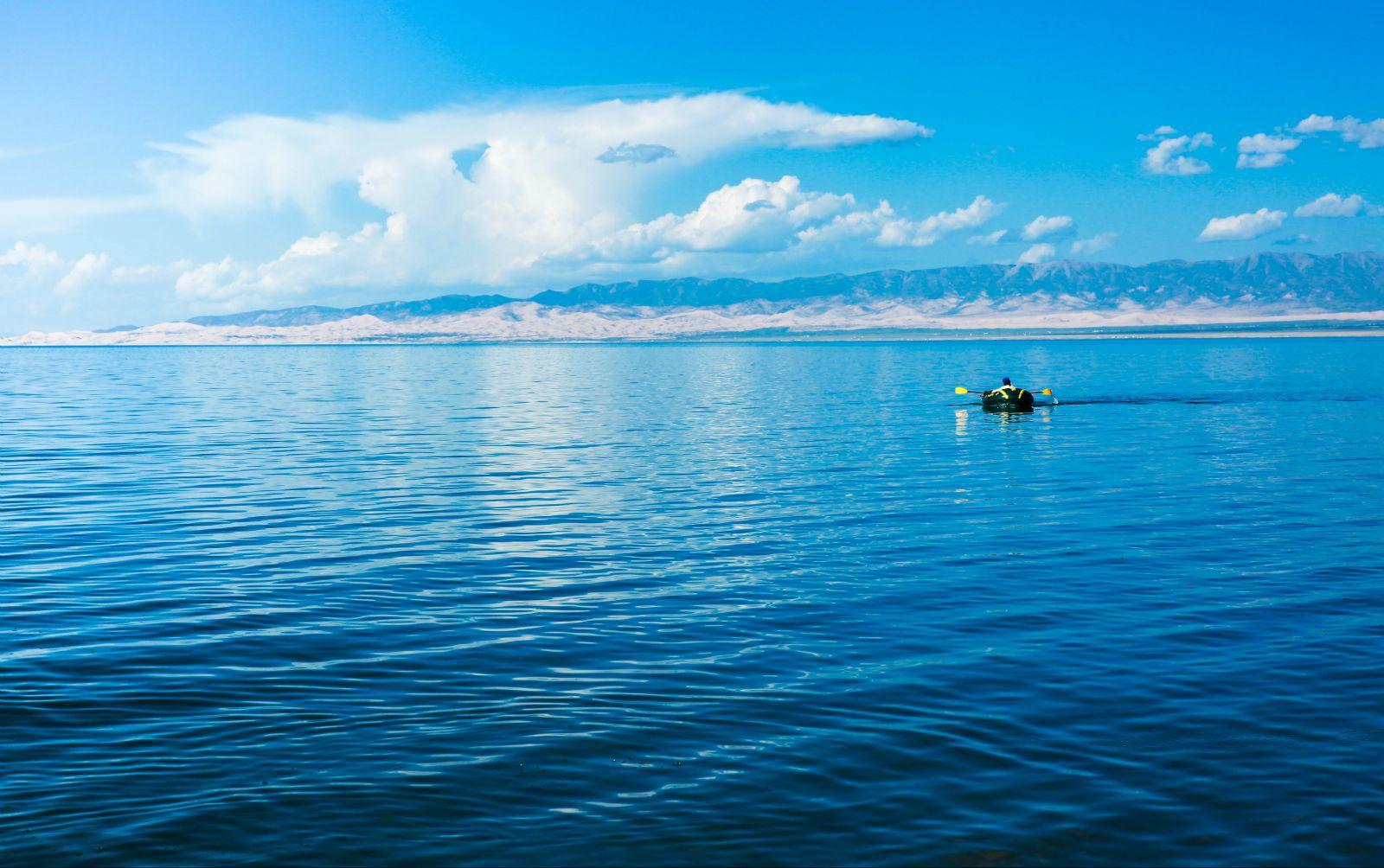 青海湖真实照片图片