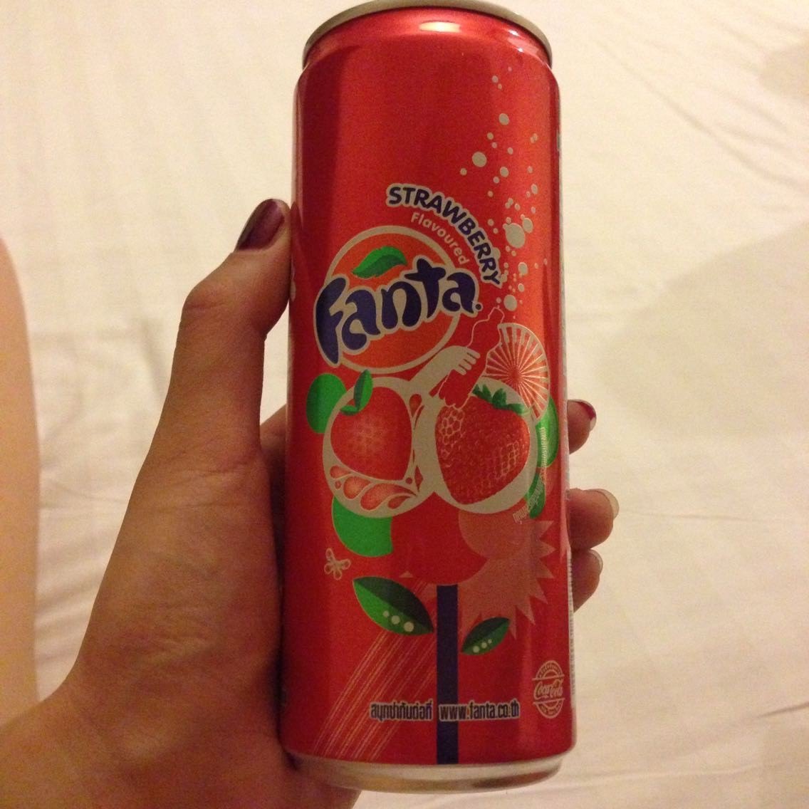 草莓控大爱的芬达,不知道国内什么时候才有