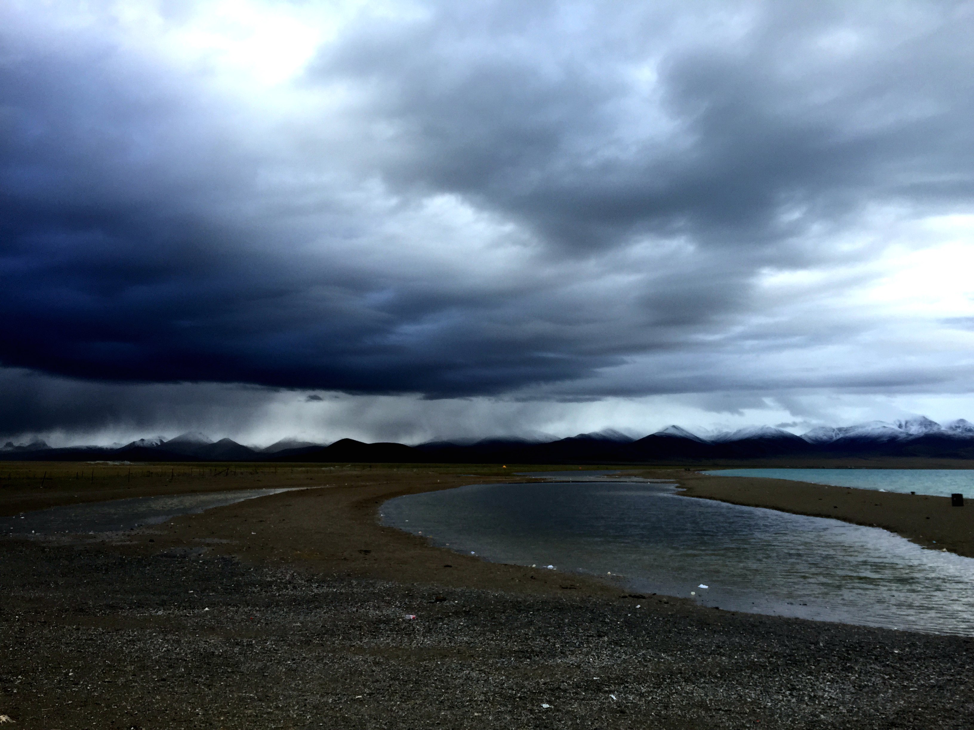 非常漂亮的厚云! 纳木错