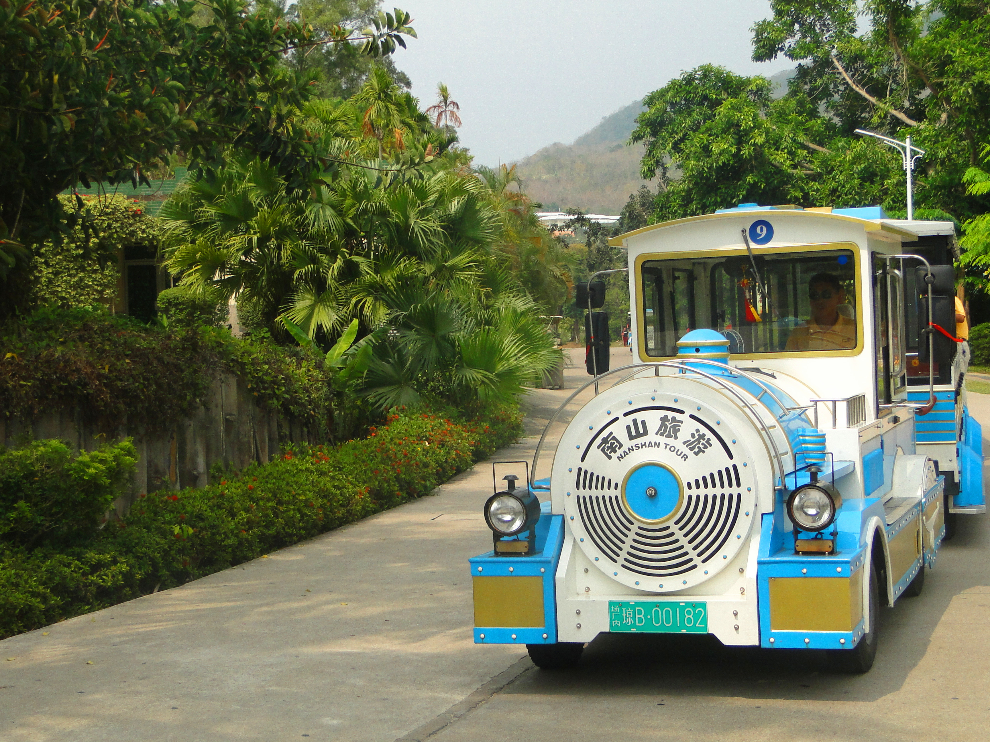 南山旅游小火车 南山文化旅游区