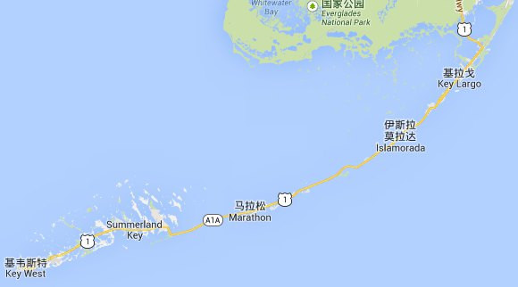 基韦斯特 (key west)--美国本土最南的城市,一颗海上明珠