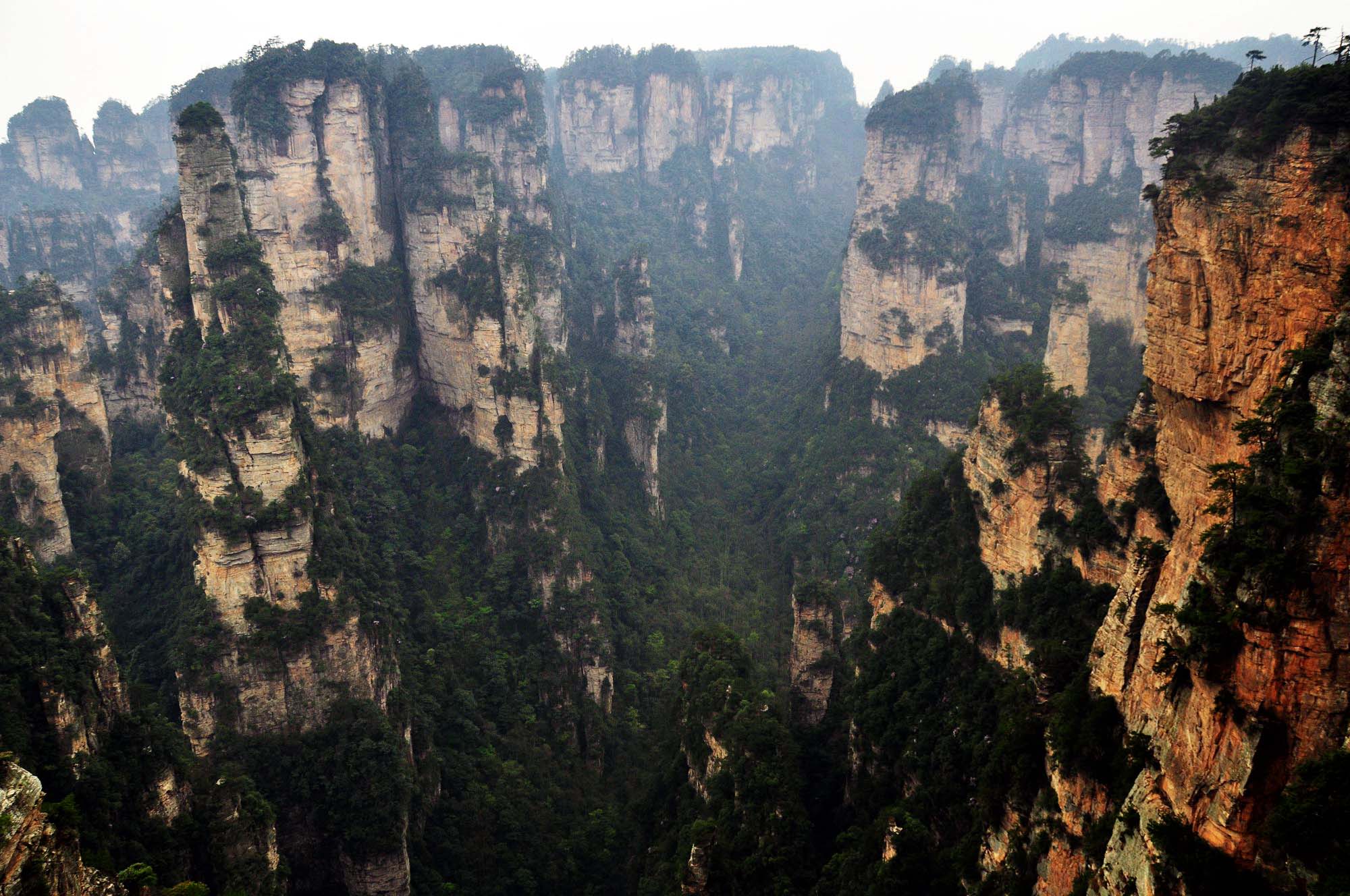 湖南张家界旅游景点全景图(湖南张家界旅游景点介绍一下)