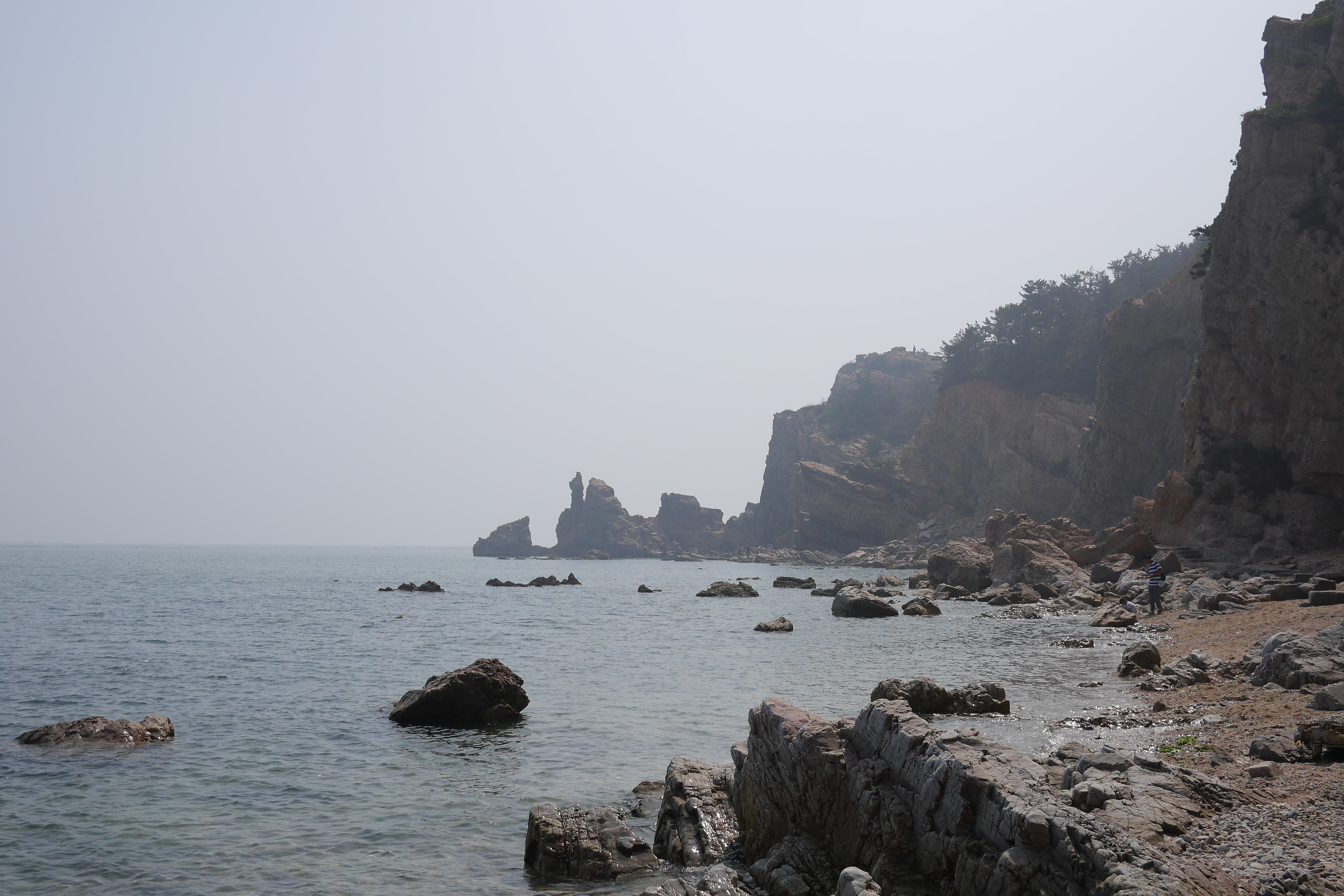  在路上的日子之青島,蓬萊,長島遊記> 烈日炎炎,那就去海邊玩玩水吧.