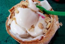 曼谷美食图片-椰子冰淇淋