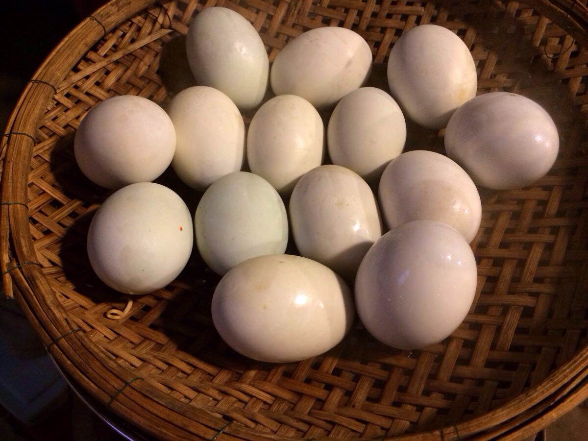 毛鸭蛋,就是鸭蛋快孵出鸭子在里面,没有了蛋黄与蛋白.